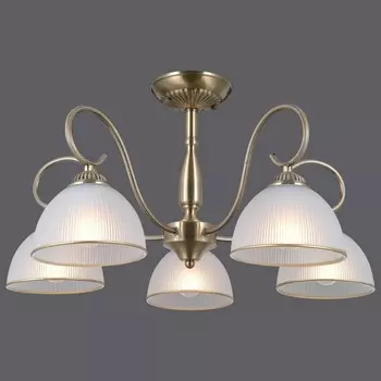 Потолочная люстра на штанге ILLUMICO IL0621-5CSQ-24 AB CAPELLA