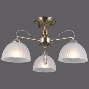 Потолочная люстра на штанге ILLUMICO IL0623-3CSQ-24 AB CAPELLA