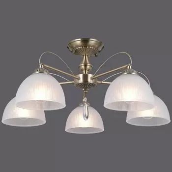 Потолочная люстра на штанге ILLUMICO IL0623-5CSQ-24 AB CAPELLA