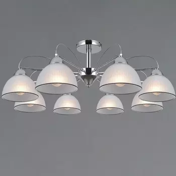 Потолочная люстра на штанге ILLUMICO IL0624-8CSQ-25 CR AREZZO