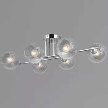 Потолочная люстра на штанге ILLUMICO IL0701-6CSQ-24 CR ARIES