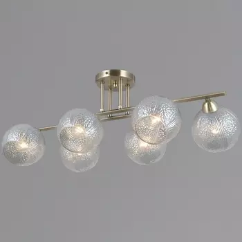 Потолочная люстра на штанге ILLUMICO IL0702-6CSQ-24 AB ARIES