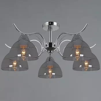 Потолочная люстра на штанге ILLUMICO IL0733-5ASQ-25 CR AREZZO