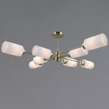 Потолочная люстра на штанге ILLUMICO IL0737-8ASQ-25 AB NAPLES
