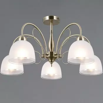 Потолочная люстра на штанге ILLUMICO IL0789-5CSQ-25 AB AREZZO