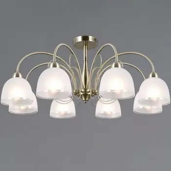 Потолочная люстра на штанге ILLUMICO IL0789-8CSQ-25 AB AREZZO