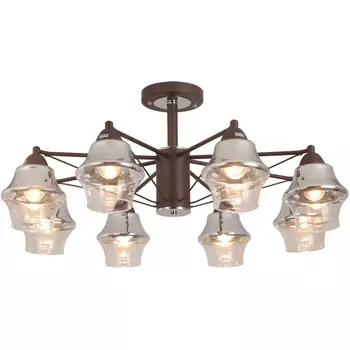 Потолочная люстра на штанге ILLUMICO IL1303-8CPA-19 CF CR