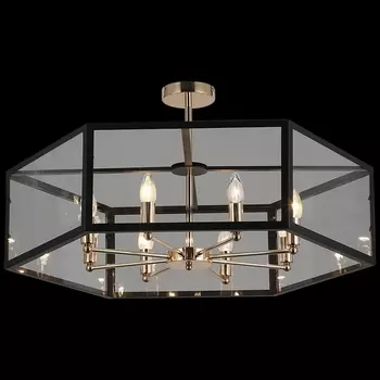 Потолочная люстра на штанге ILLUMICO IL4003-8P-59 FGD BK