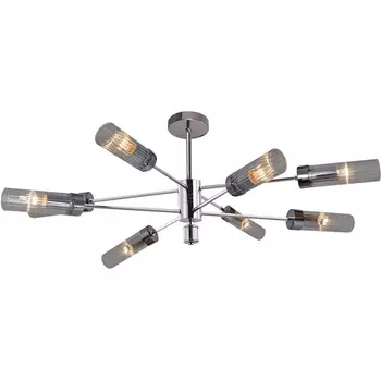 Потолочная люстра на штанге ILLUMICO IL5608-8CST-79 CR