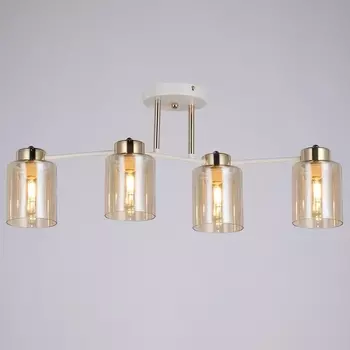 Потолочная люстра на штанге ILLUMICO IL6111-4COU-79 WH GD Qui