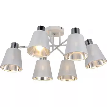 Потолочная люстра на штанге ILLUMICO IL6116-6COU-79 WH CR Abelie