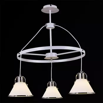 Потолочная люстра на штанге ILLUMICO IL6157-3PAU-79 WT NIC