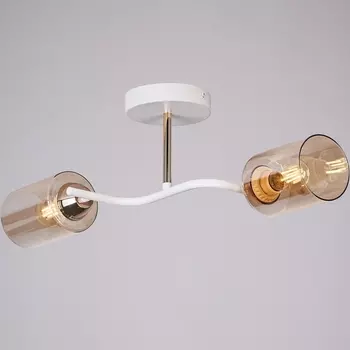 Потолочная люстра на штанге ILLUMICO IL8148-2COU-79 WH GD Bice