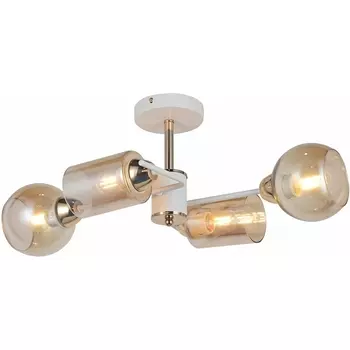 Потолочная люстра на штанге ILLUMICO IL8243-4COU-79 WH GD