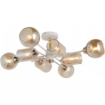 Потолочная люстра на штанге ILLUMICO IL8243-8COU-79 WH GD