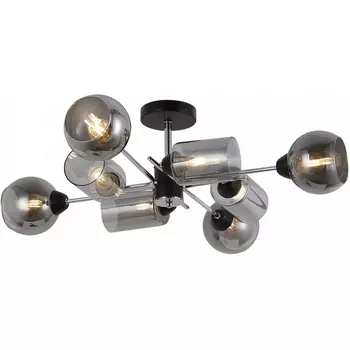 Потолочная люстра на штанге ILLUMICO IL8243-8COU-79 BK CR