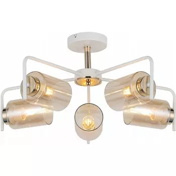 Потолочная люстра на штанге ILLUMICO IL8248-5COU-79 WH GD