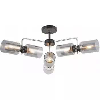 Потолочная люстра на штанге ILLUMICO IL8249-6COU-79 BK CR