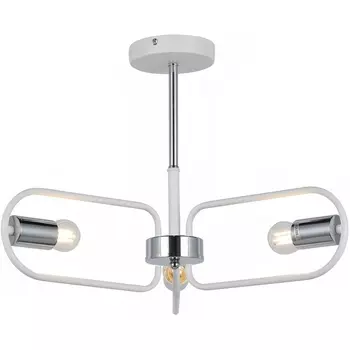 Потолочная люстра на штанге ILLUMICO IL8253-3COU-79 WH CR