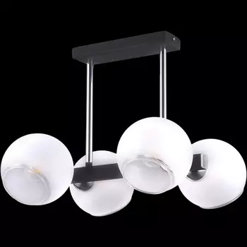 Потолочная люстра на штанге ILLUMICO IL9559-4PSQ-79 CR BK