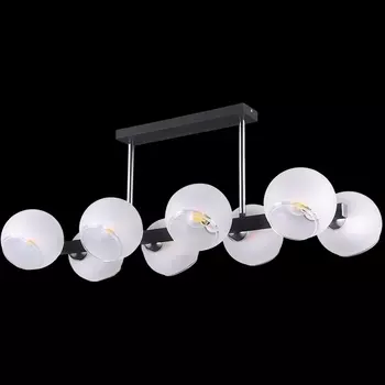 Потолочная люстра на штанге ILLUMICO IL9559-8PSQ-79 CR BK