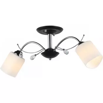 Потолочная люстра на штанге Imex MD.0026-2-S-CR+BK