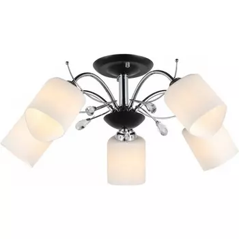 Потолочная люстра на штанге Imex MD.0026-5-S-CR+BK