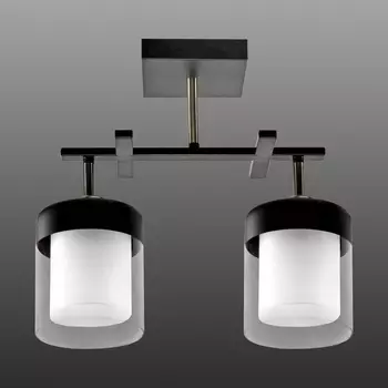 Потолочная люстра на штанге Imex MD.06593-2-S-BK+AB