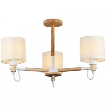 Потолочная люстра на штанге Imex MD.19107-3-S-WOOD+WH