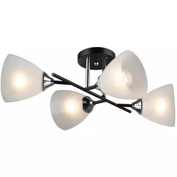 Потолочная люстра на штанге Imex MD.2142-4-S-BK+CH