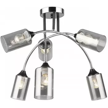 Потолочная люстра на штанге Imex MD.2195-6-S-BK+CH