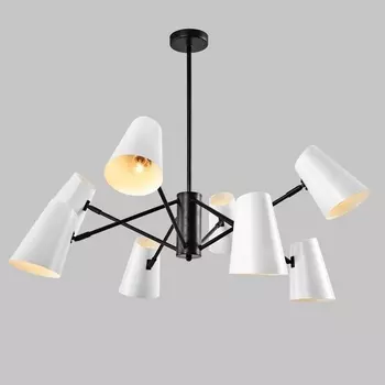 Потолочная люстра на штанге Imex MD.23670-8-P-BK