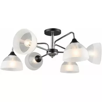 Потолочная люстра на штанге Imex MD.4196-6-S-CH+BK