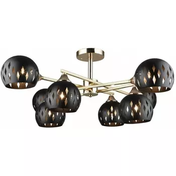 Потолочная люстра на штанге Imex MD.4211-8-S-GD+FGD