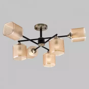 Потолочная люстра на штанге Imex MD.4212-6-S-BK+AB