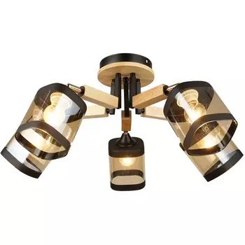 Потолочная люстра на штанге Imex MD.4508-5-S BK+FGD