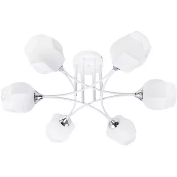 Потолочная люстра на штанге Imex MD.4881-6-S WH+CH