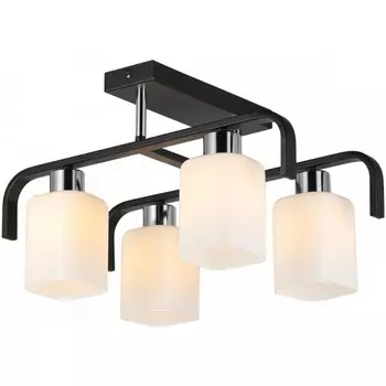 Потолочная люстра на штанге Imex MD.51538-4-S-BK+CH