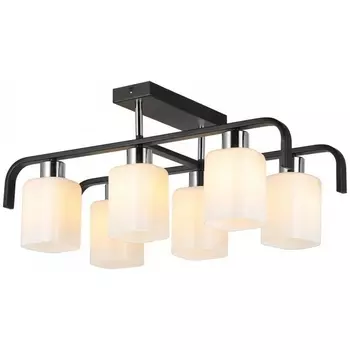 Потолочная люстра на штанге Imex MD.51538-6-S-BK+CH