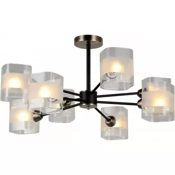 Потолочная люстра на штанге Imex MD.51742-8-S-BK+AB