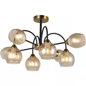 Потолочная люстра на штанге Imex MD.51831-8-S-BK+BR