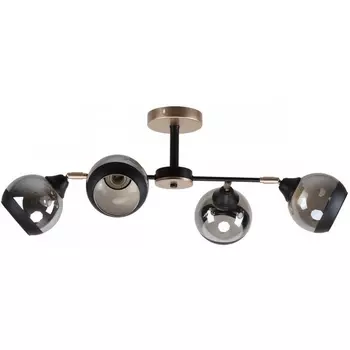 Потолочная люстра на штанге Imex MD.51848-4-S-BK+CPN