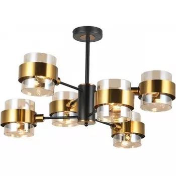 Потолочная люстра на штанге Imex MD.51891-6-S-BK+GBR
