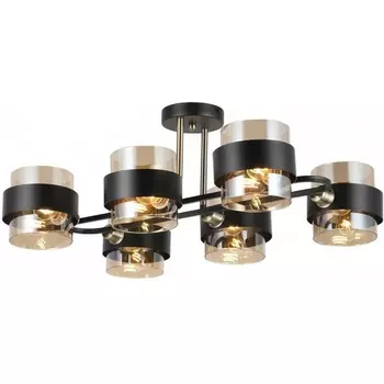 Потолочная люстра на штанге Imex MD.51893-6-S-BK+AB