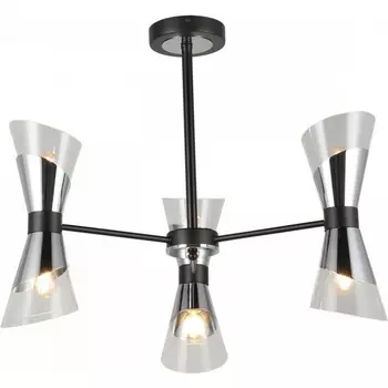 Потолочная люстра на штанге Imex MD.51913-6-S-BK+CH