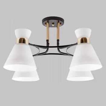 Потолочная люстра на штанге Imex MD.5692-4-S-COFFEE+FGD