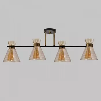 Потолочная люстра на штанге Imex MD.6200-4-S-BK+COP