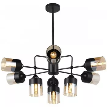 Потолочная люстра на штанге Imex MD.74785-9-S-BK