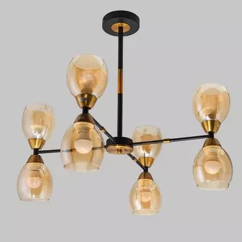 Потолочная люстра на штанге Imex MD.8252-8-S-BK+BR