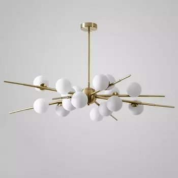 Потолочная люстра Cherry Bomb 16 Balls Gold ImperiumLoft 40.2724-0 (148018-22) в форме шара